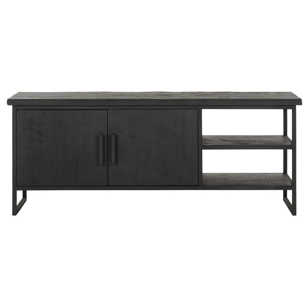 Product photograph of Dtp Home Beam 2 Tv Stand In Recycled Black Teakwood Medium from Olivia's.