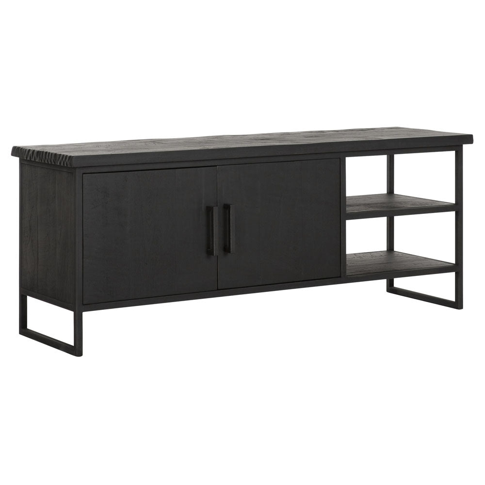 Dtp Home Beam 2 Tv Stand In Recycled Black Teakwood Small