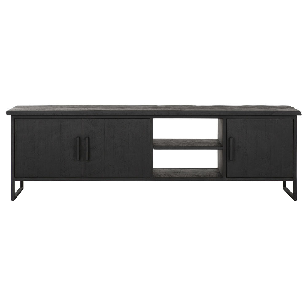 Product photograph of Dtp Home Beam 2 Tv Stand In Recycled Black Teakwood Small from Olivia's.