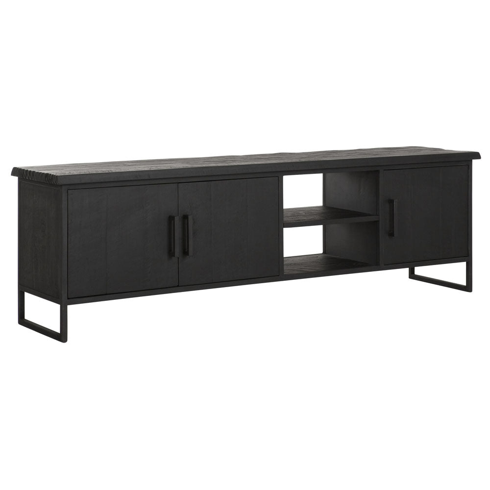 Product photograph of Dtp Home Beam 2 Tv Stand In Recycled Black Teakwood Medium from Olivia's.