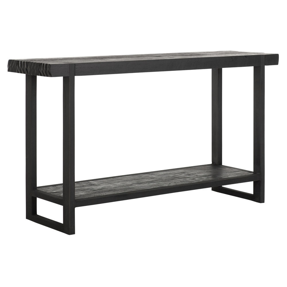 Product photograph of Dtp Interiors Beam Console Table In Recycled Black Teakwood from Olivia's