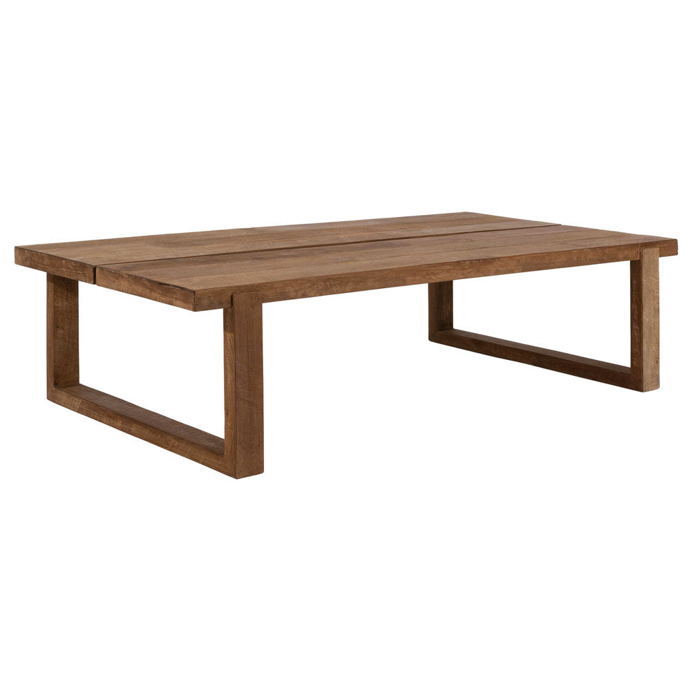 Product photograph of Dtp Interiors Icon Rectangular Coffee Table In Recycled Teakwood from Olivia's