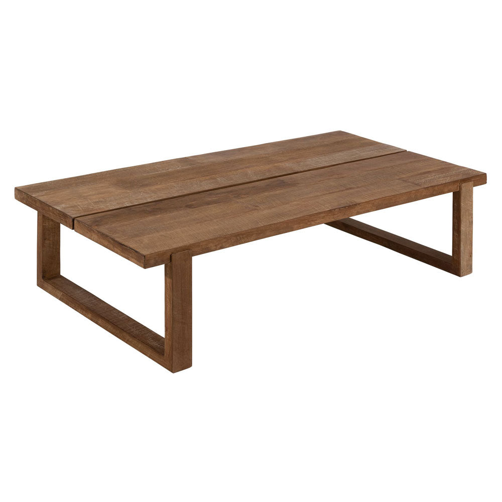 Product photograph of Dtp Interiors Icon Rectangular Coffee Table In Recycled Teakwood from Olivia's.