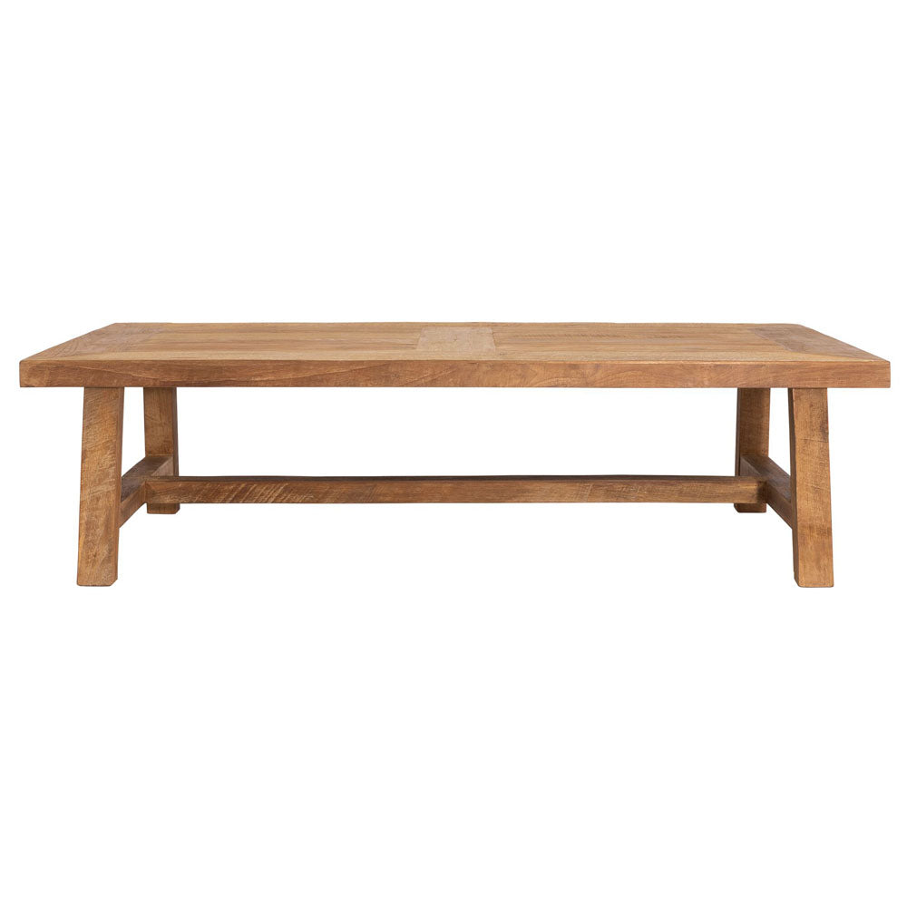 Product photograph of Dtp Interiors Monastery Rectangular Coffee Table In Recycled Teakwood from Olivia's.