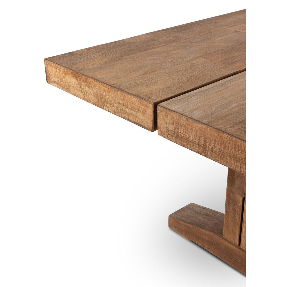 Product photograph of Dtp Home Borgo Dining Table In Recycled Teakwood Finish Large from Olivia's.