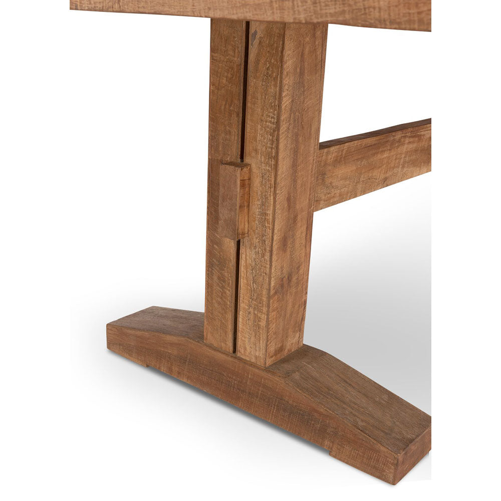 Product photograph of Dtp Home Borgo Dining Table In Recycled Teakwood Finish Large from Olivia's.