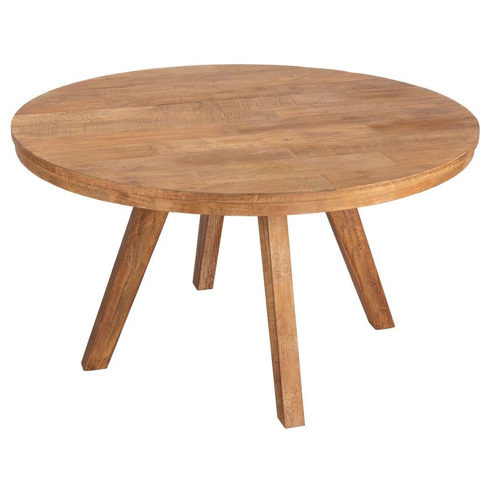 Product photograph of Dtp Home Tradition Round Dining Table In Recycled Teakwood Finish from Olivia's.