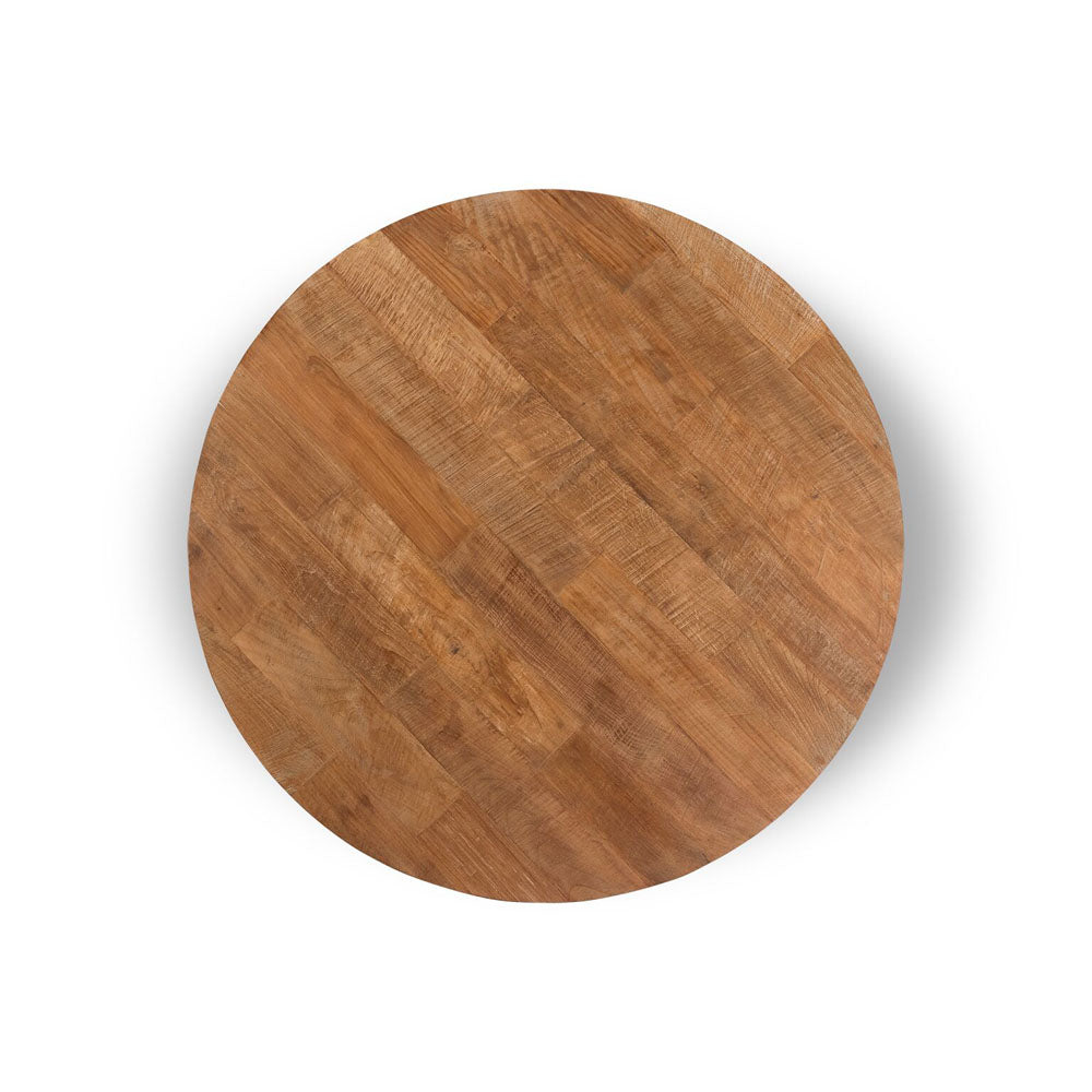 Product photograph of Dtp Home Tradition Round Dining Table In Recycled Teakwood Finish from Olivia's.