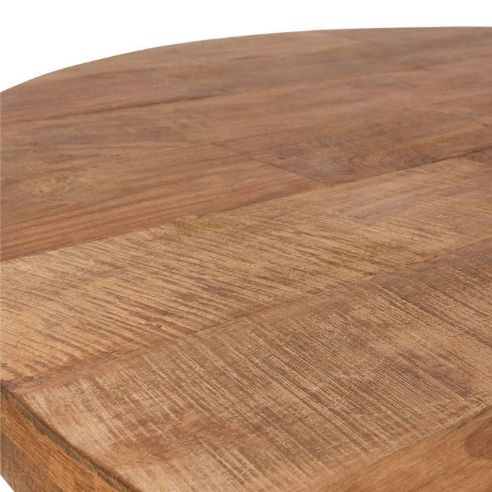 Product photograph of Dtp Home Tradition Round Dining Table In Recycled Teakwood Finish from Olivia's.