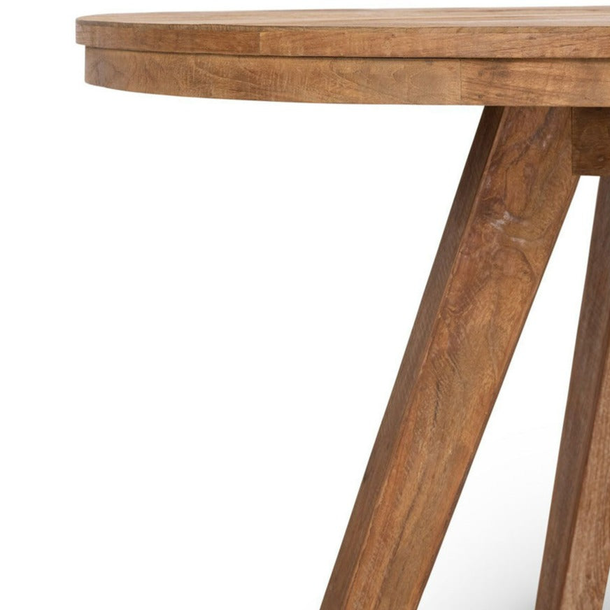 Product photograph of Dtp Home Tradition Round Dining Table In Recycled Teakwood Finish from Olivia's.