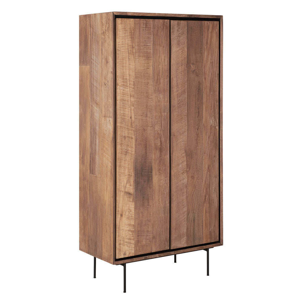 Product photograph of Dtp Home Metropole Cupboard In Recycled Teakwood Finish Small from Olivia's.