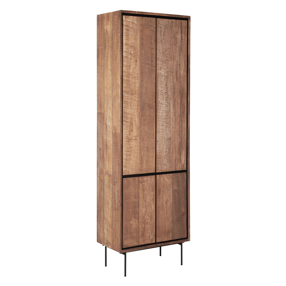 Product photograph of Dtp Home Metropole Cupboard In Recycled Teakwood Finish Small from Olivia's.