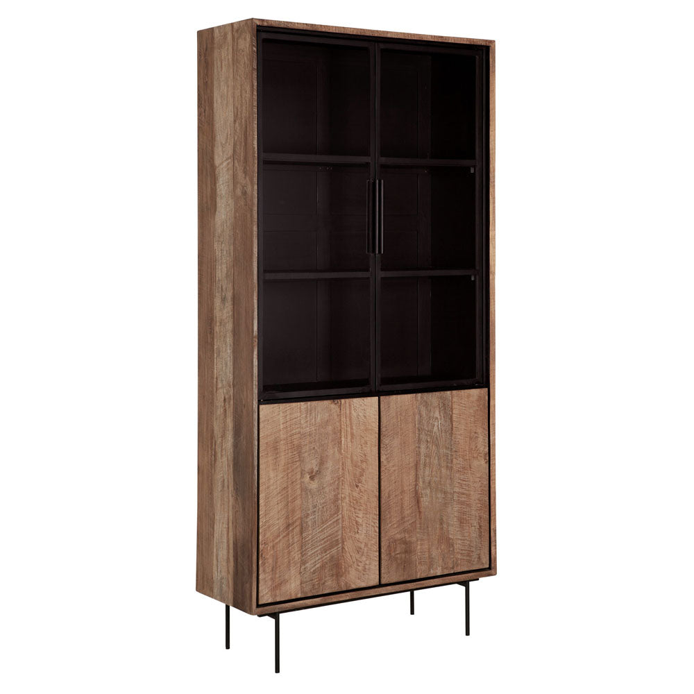 Product photograph of Dtp Home Metropole Showcase In Recycled Teakwood Finish Large from Olivia's.