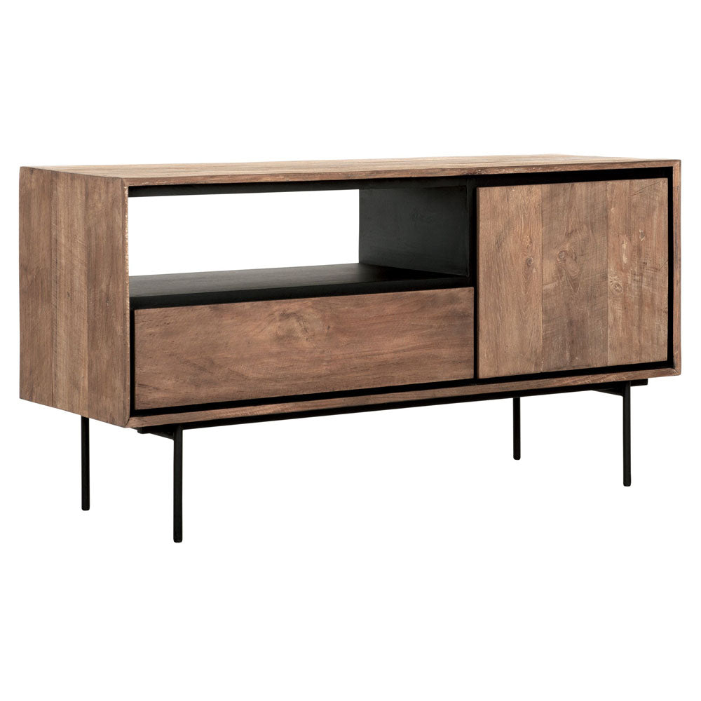 Dtp Home Metropole Tv Stand In Recycled Teakwood Finish Small