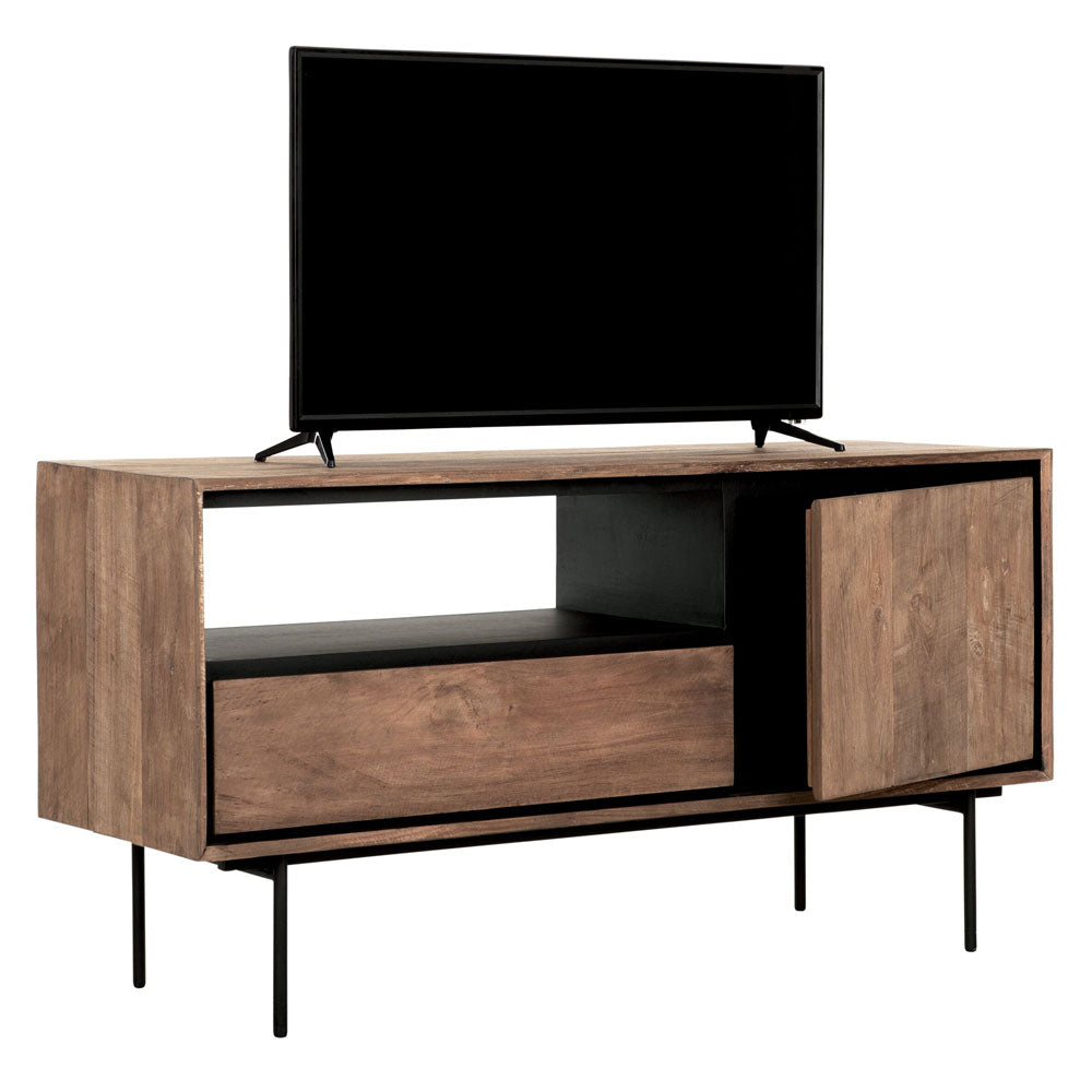 Product photograph of Dtp Home Metropole Tv Stand In Recycled Teakwood Finish Medium from Olivia's.