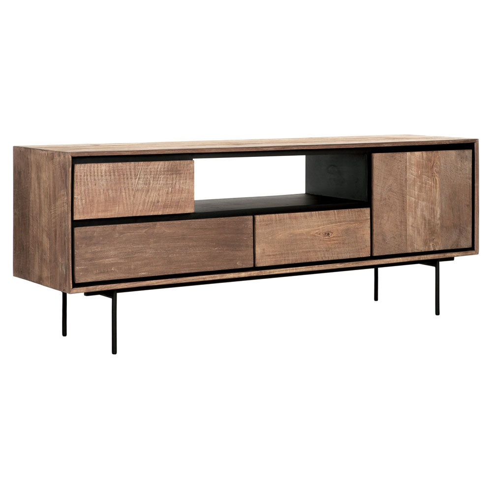 Product photograph of Dtp Home Metropole Tv Stand In Recycled Teakwood Finish Medium from Olivia's.