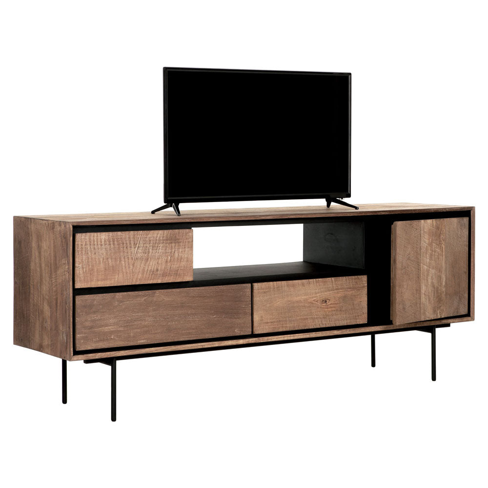 Product photograph of Dtp Home Metropole Tv Stand In Recycled Teakwood Finish Medium from Olivia's.
