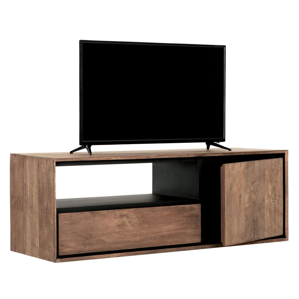 Product photograph of Dtp Home Metropole Hanging Tv Stand In Recycled Teakwood Finish Extra Large from Olivia's.