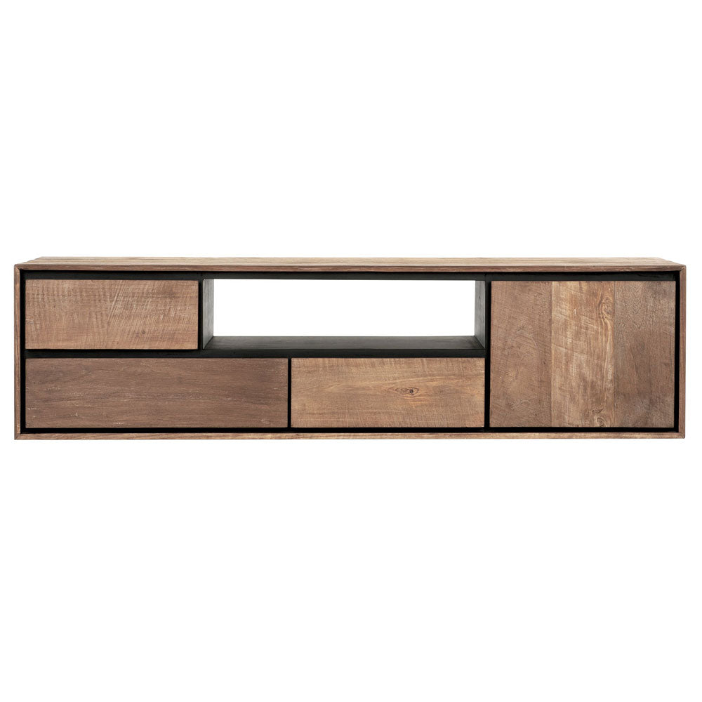 Product photograph of Dtp Home Metropole Hanging Tv Stand In Recycled Teakwood Finish Extra Large from Olivia's.