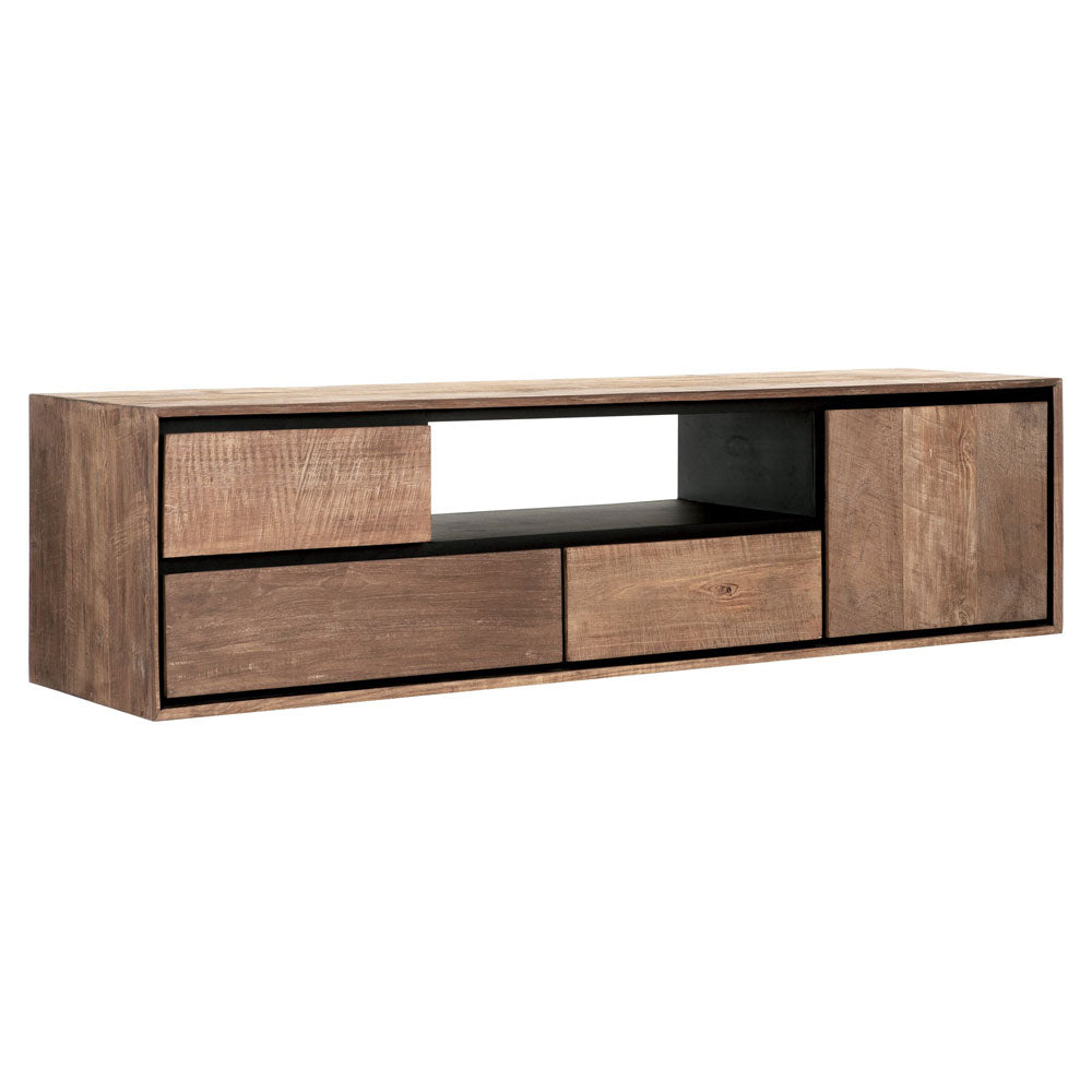 Product photograph of Dtp Home Metropole Hanging Tv Stand In Recycled Teakwood Finish Extra Large from Olivia's.