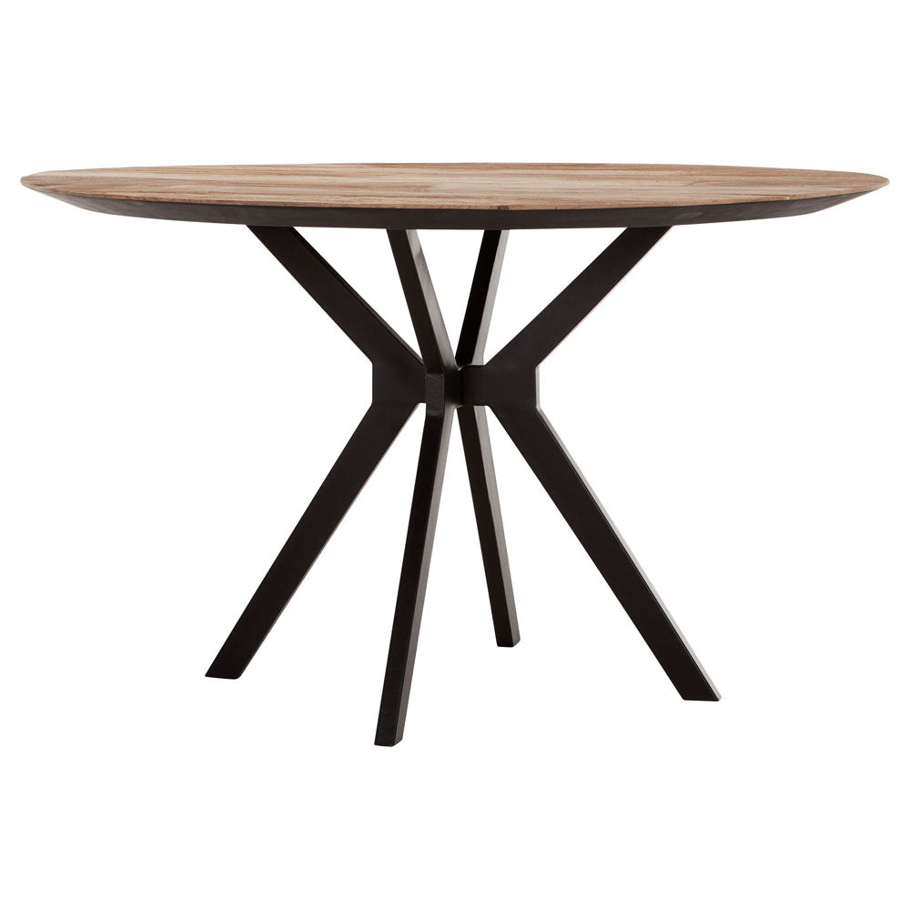 Product photograph of Dtp Home Metropole Round Dining Table In Recycled Teakwood Finish Large from Olivia's.