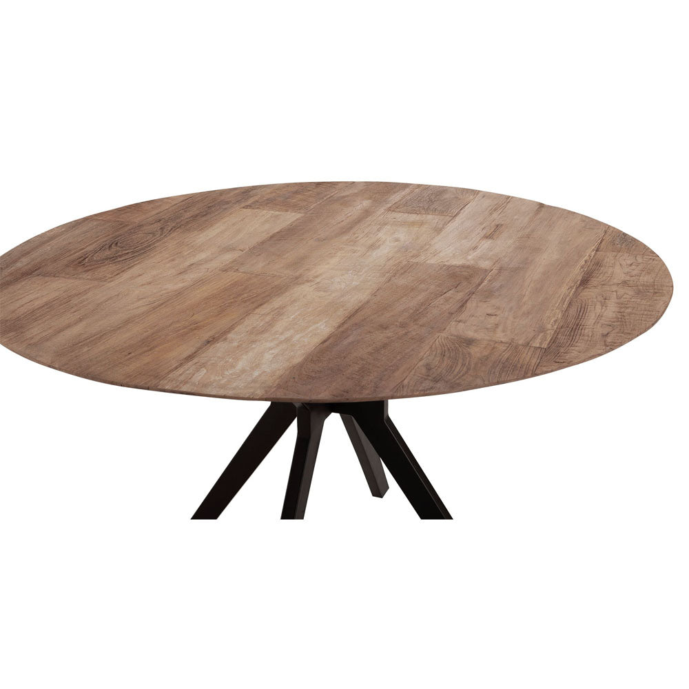 Product photograph of Dtp Home Metropole Round Dining Table In Recycled Teakwood Finish Large from Olivia's.