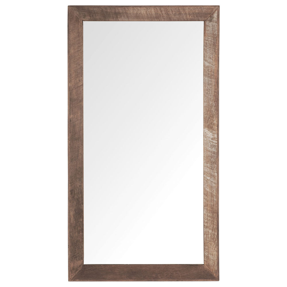 Dtp Home Metropole Rectangular Mirror In Recycled Teakwood Finish Small