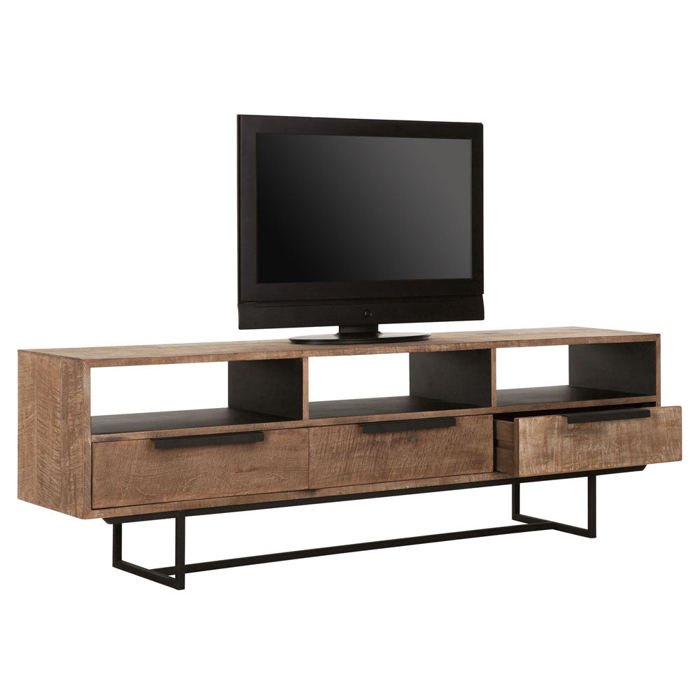 Product photograph of Dtp Home No 1 Odeon Tv Stand In Recycled Teakwood Finish Large from Olivia's.