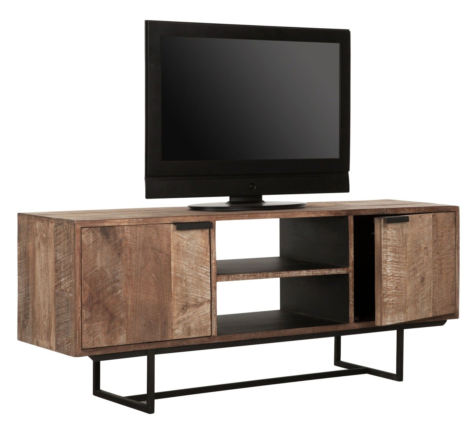 Product photograph of Dtp Home No 2 Odeon Tv Stand In Recycled Teakwood Finish Large from Olivia's.