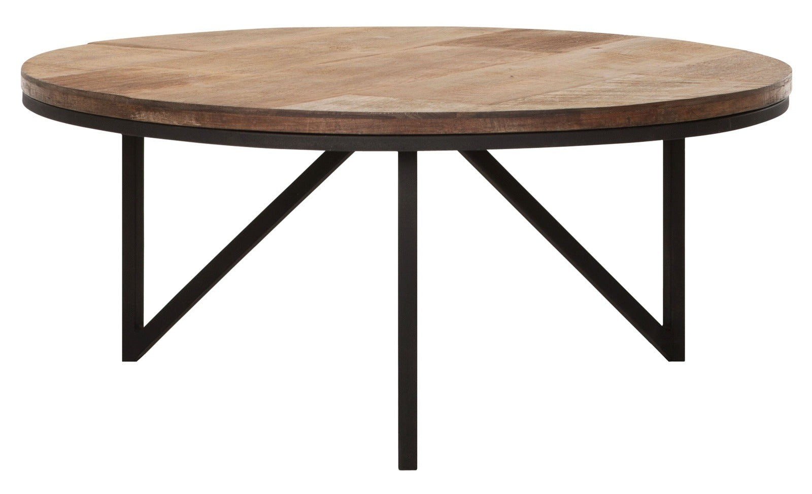 Product photograph of Dtp Home Odeon Round Coffee Table In Recycled Teakwood Finish Large from Olivia's.