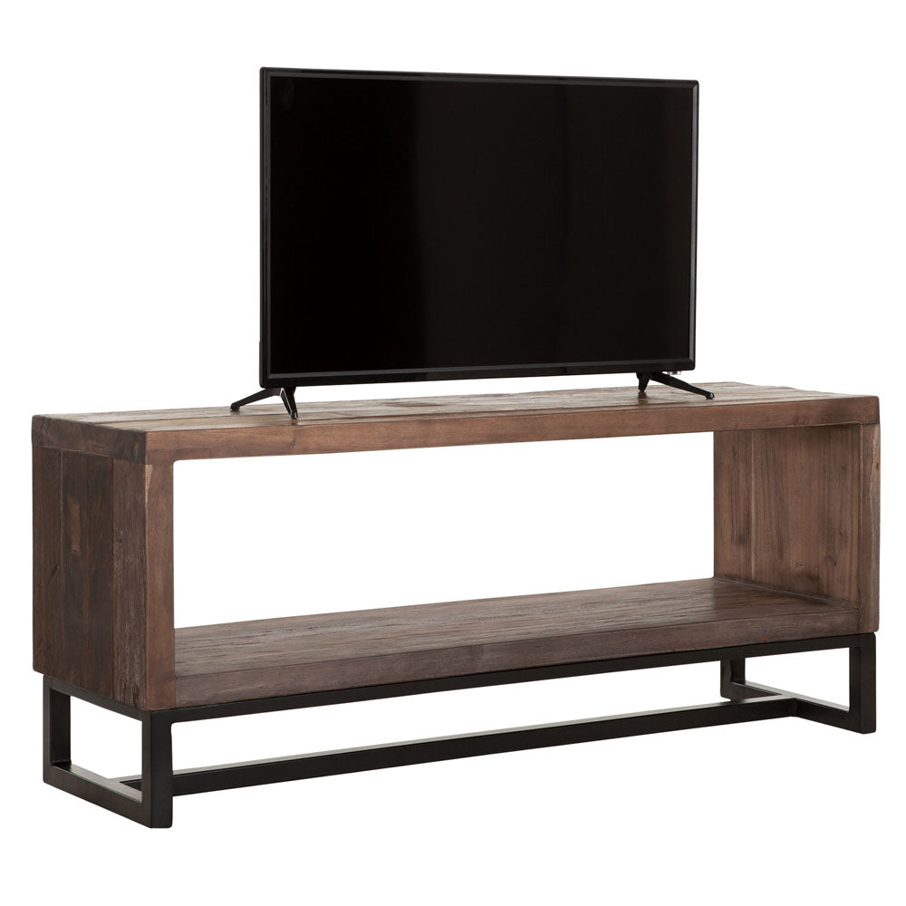 Product photograph of Dtp Home Timber Tv Stand In Mixed Wood Medium from Olivia's.