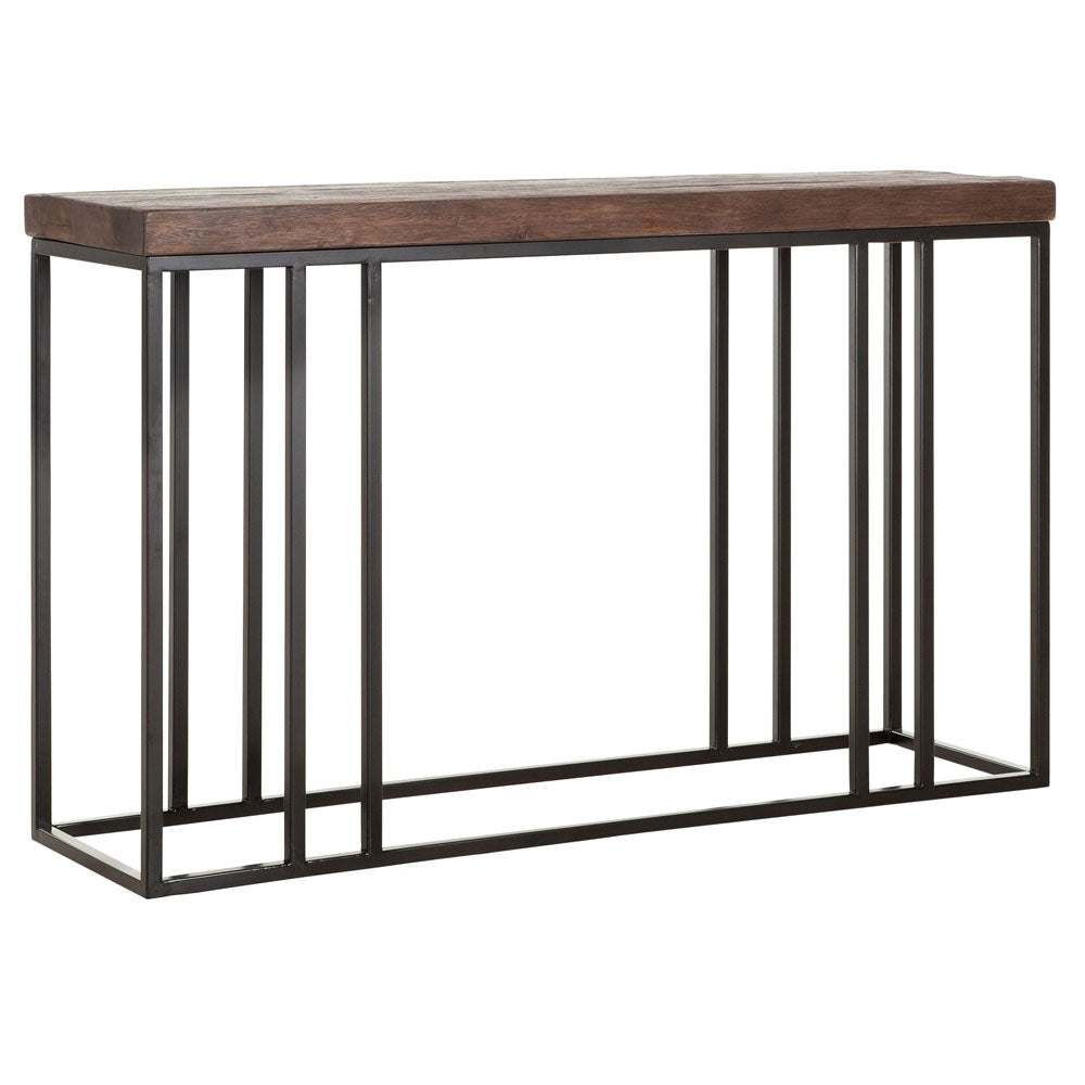 Product photograph of Dtp Home Timber Console Table In Mixed Wood Small from Olivia's.