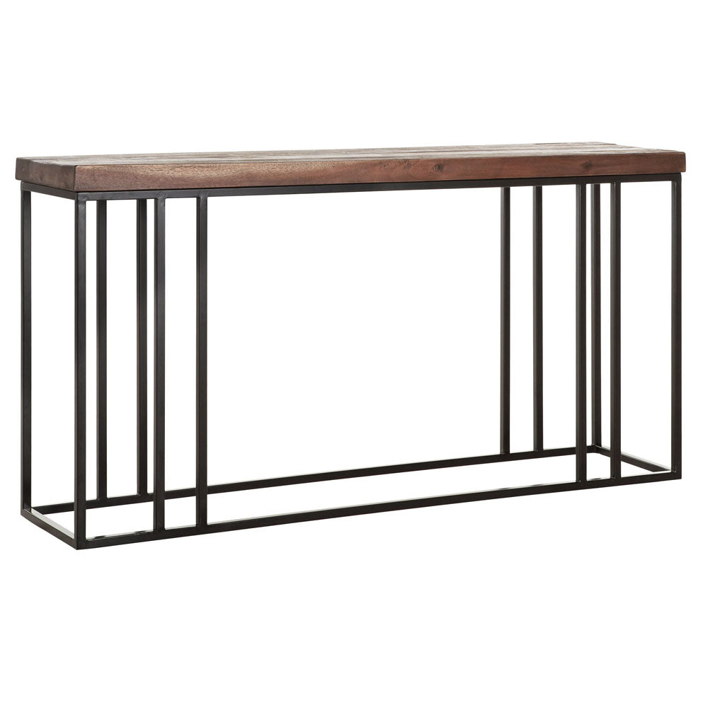 Product photograph of Dtp Home Timber Console Table In Mixed Wood Small from Olivia's.