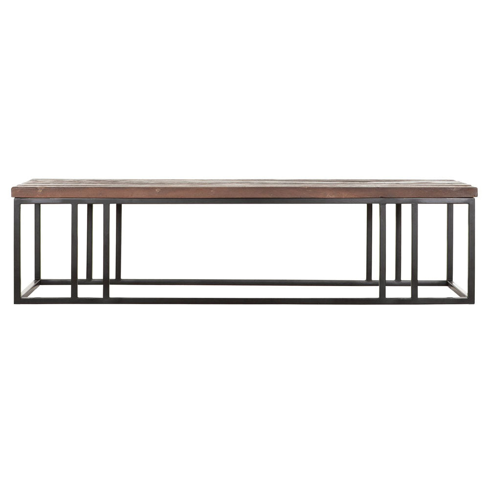 Product photograph of Dtp Interiors Timber Rectangular Coffee Table In Mixed Wood from Olivia's.