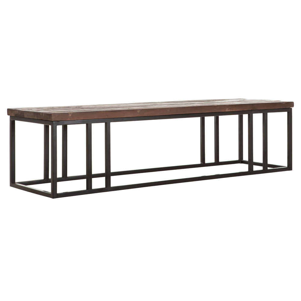 Product photograph of Dtp Interiors Timber Rectangular Coffee Table In Mixed Wood from Olivia's