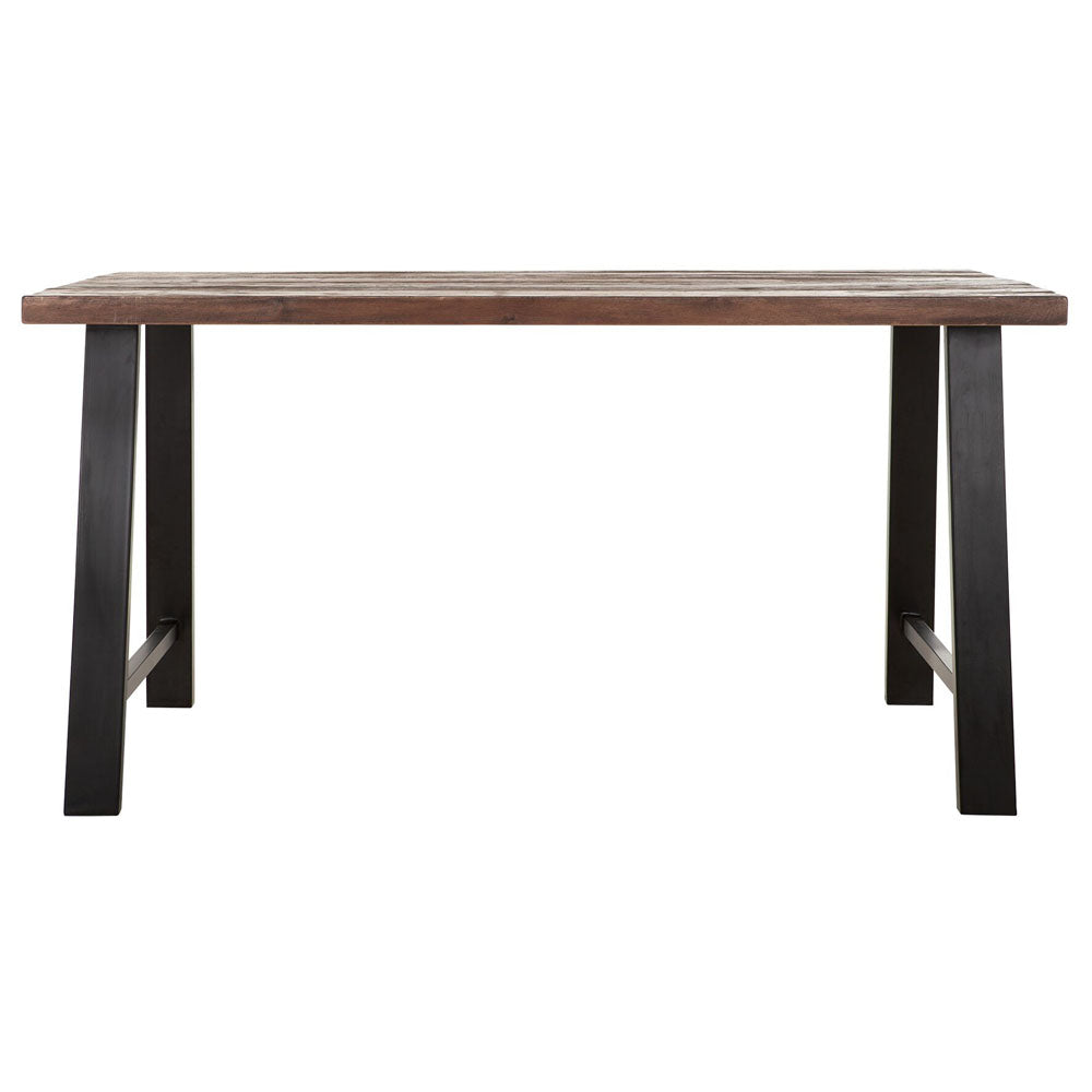 Product photograph of Dtp Home Timber Rectangular Dining Table In Mixed Wood Extra Large from Olivia's