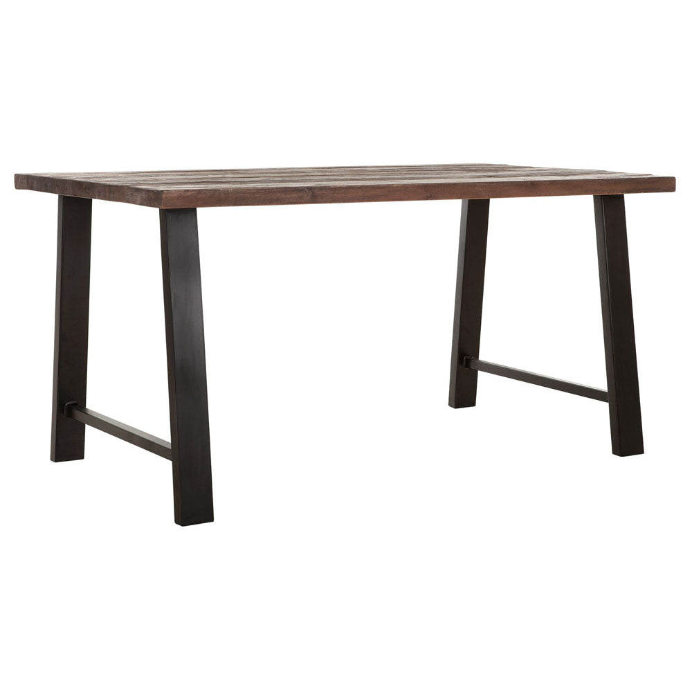 Product photograph of Dtp Home Timber Rectangular Dining Table In Mixed Wood Extra Large from Olivia's.