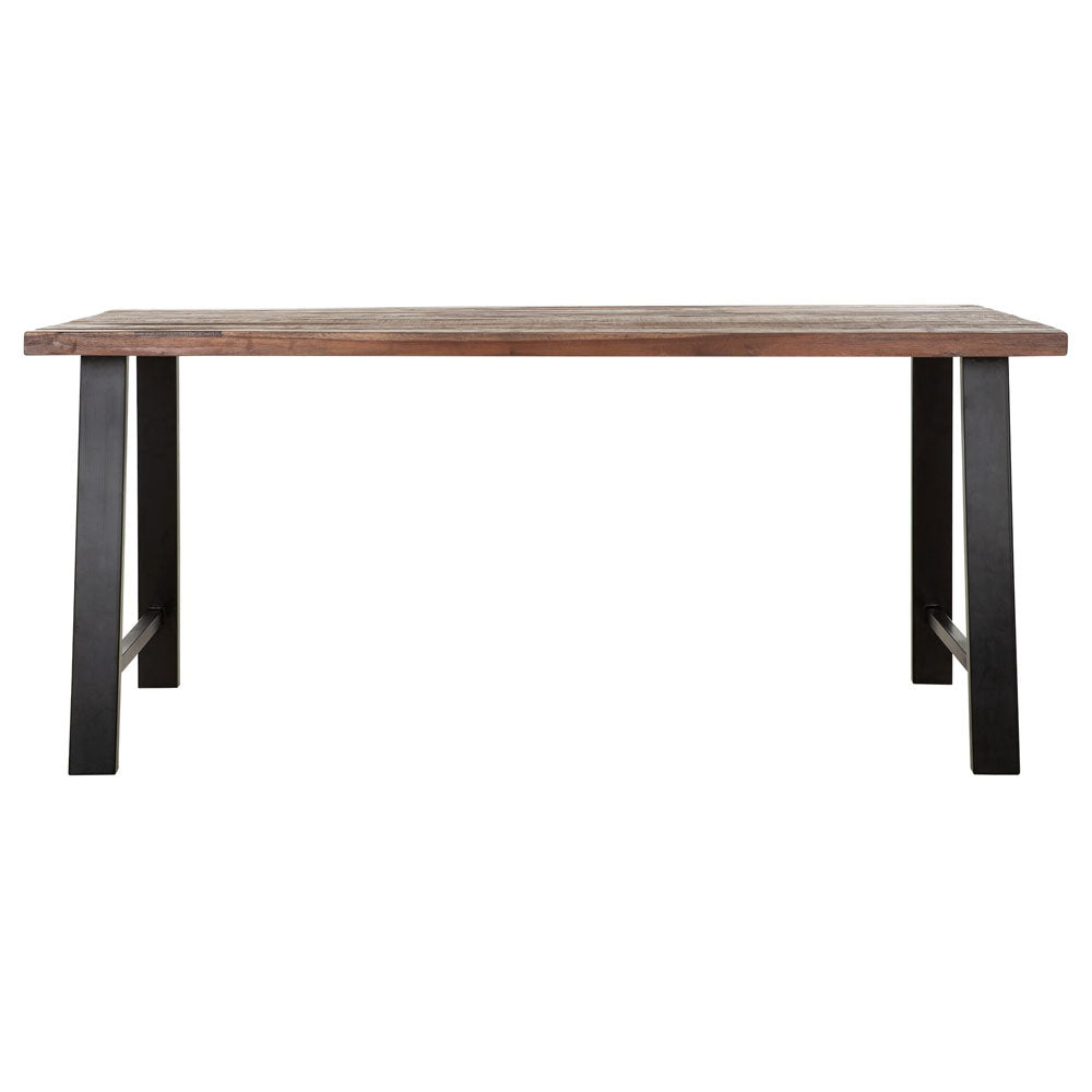 Product photograph of Dtp Home Timber Rectangular Dining Table In Mixed Wood Extra Large from Olivia's.