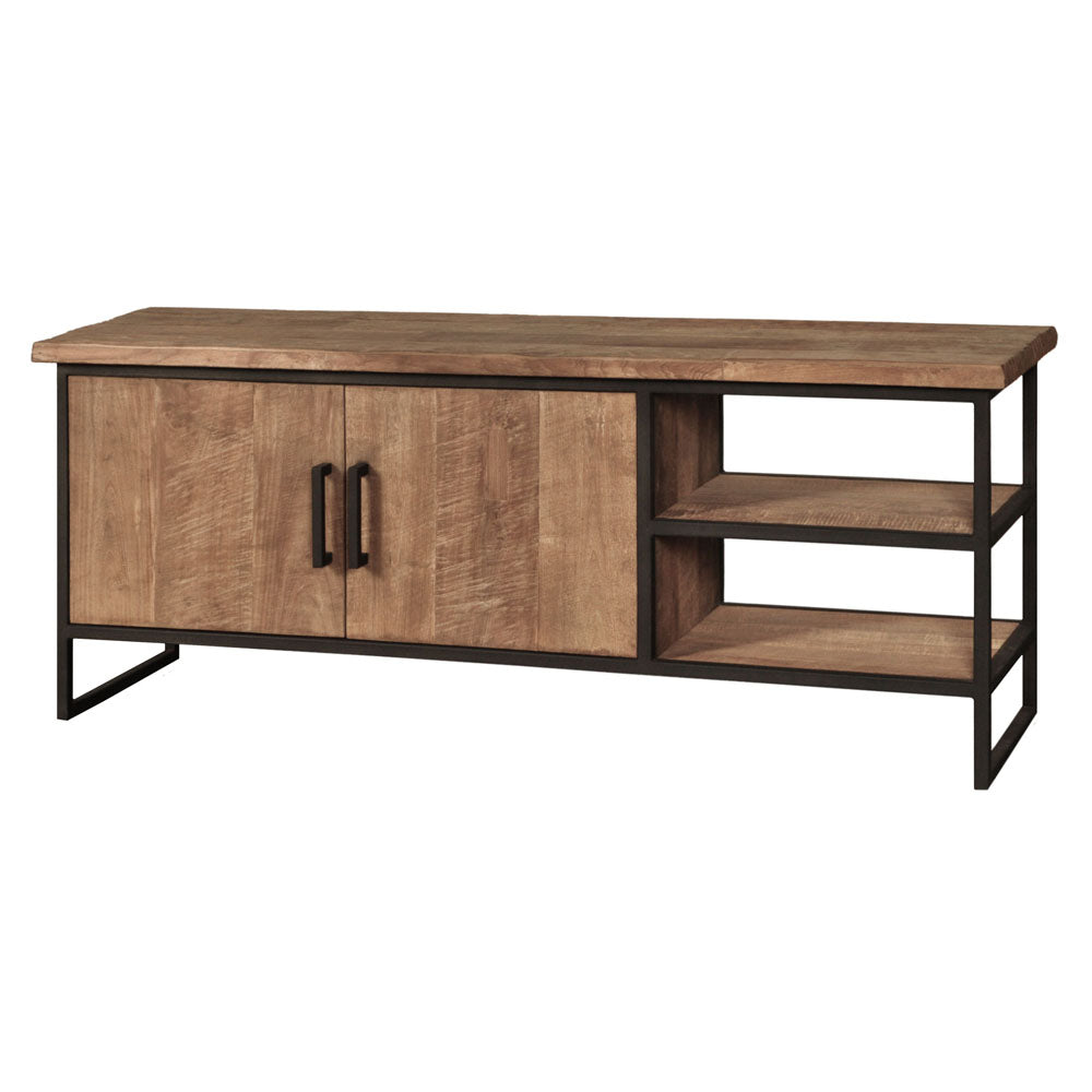 Dtp Home No2 Beam Tv Stand In Recycled Teakwood Finish Small