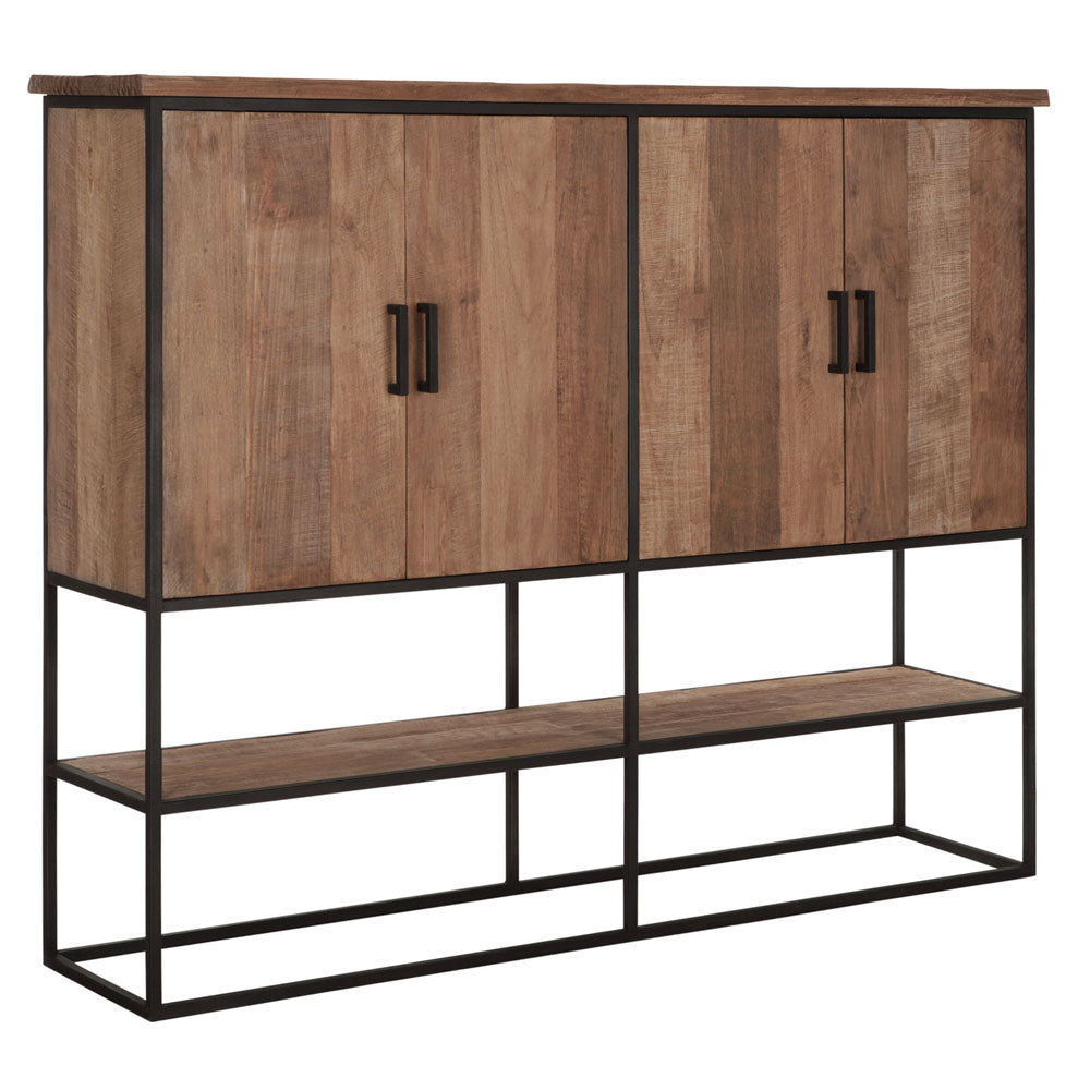 Product photograph of Dtp Home Beam Cabinet In Recycled Teakwood Finish Small from Olivia's.