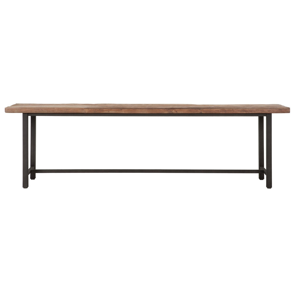 Product photograph of Dtp Home Beam Bench With Recycled Teakwood Finish Top Medium from Olivia's.