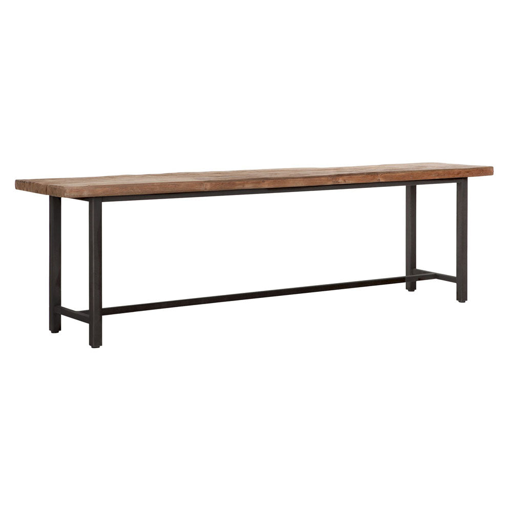 Product photograph of Dtp Home Beam Bench With Recycled Teakwood Finish Top Large from Olivia's