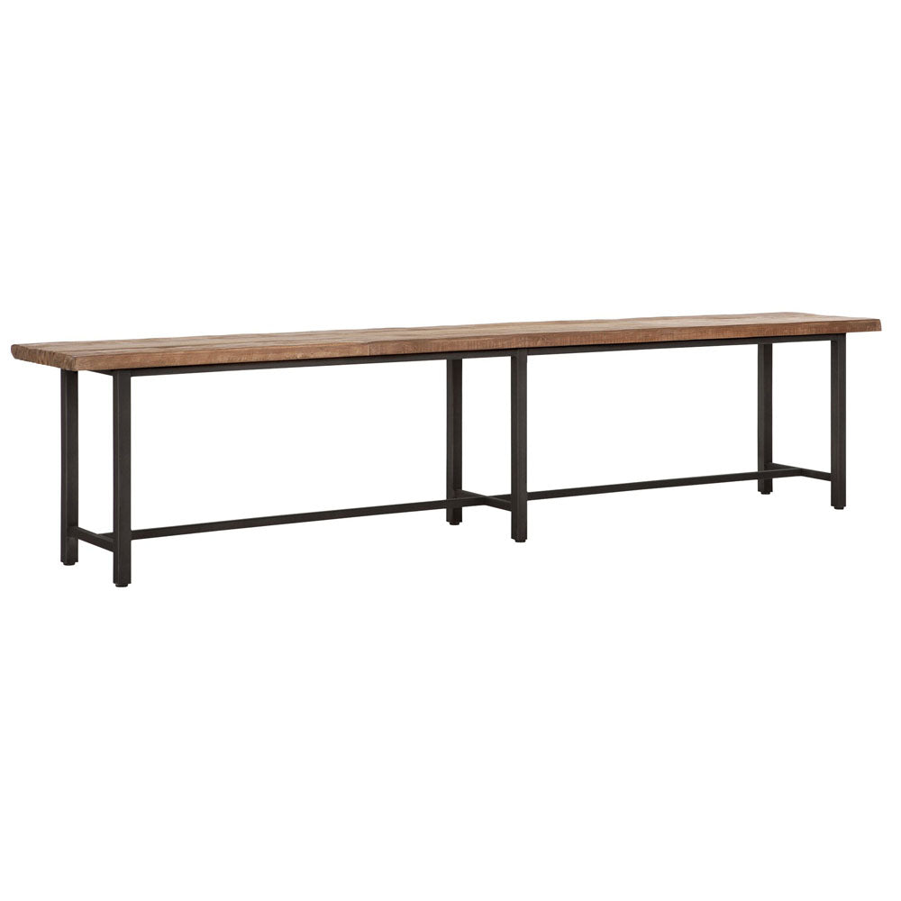 Product photograph of Dtp Home Beam Bench With Recycled Teakwood Finish Top Large from Olivia's.