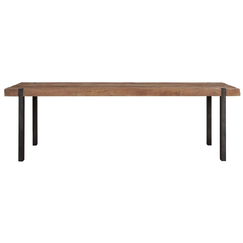 Product photograph of Dtp Home Beam Dining Table With Recycled Teakwood Finish Top Medium from Olivia's.