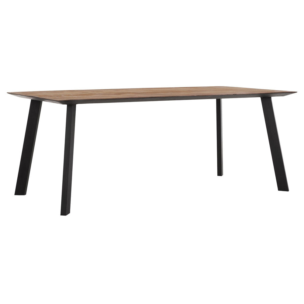 Dtp Home Rectangular Dining Table In Recycled Teakwood Finish Small