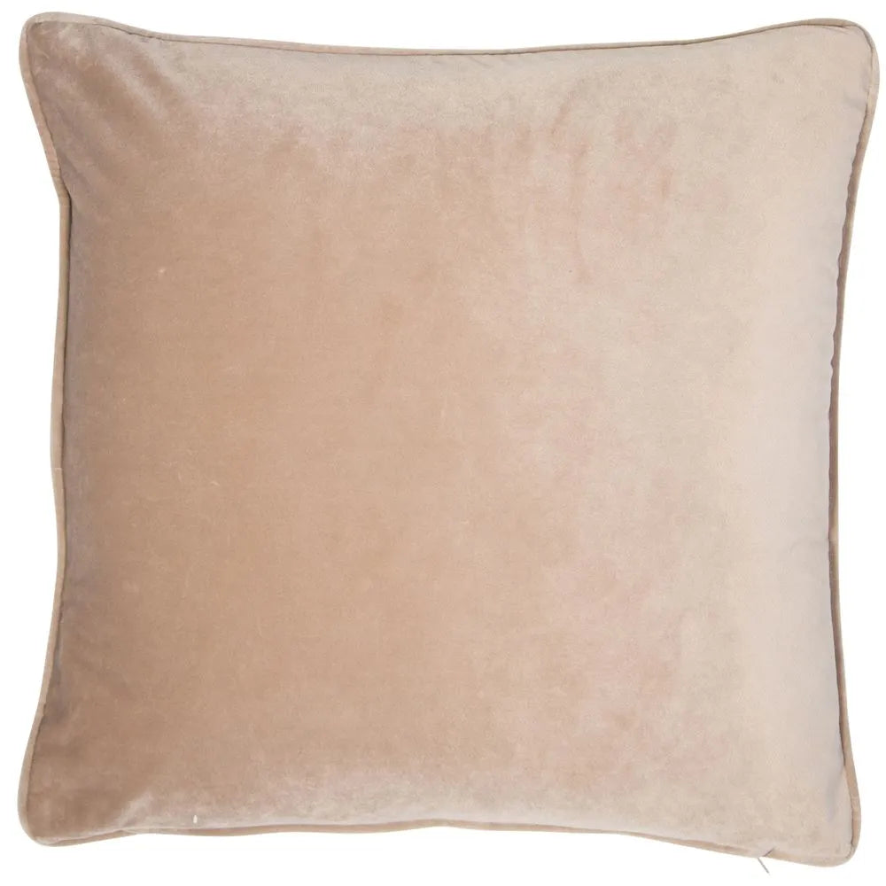 Product photograph of Malini Large Luxe Cushion In Mink from Olivia's