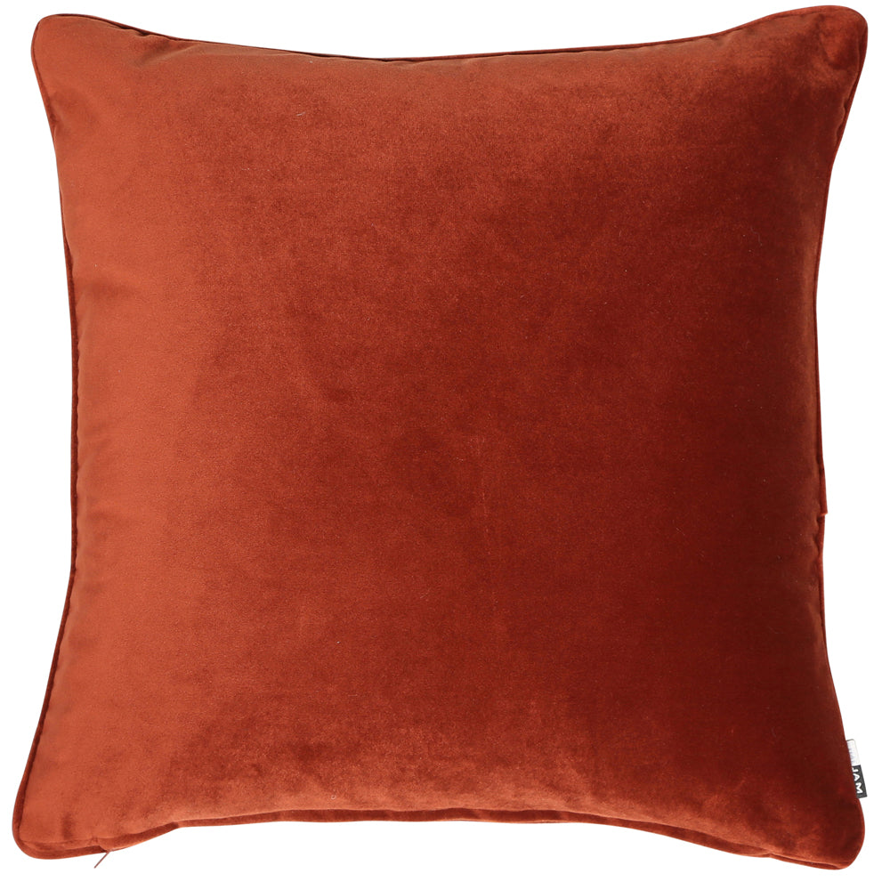 Product photograph of Malini Luxe Cushion Paprika Outlet Small from Olivia's.