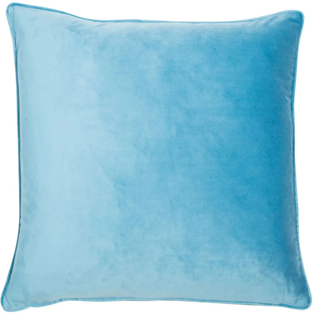 Product photograph of Malini Large Luxe Cushion In Turquoise from Olivia's