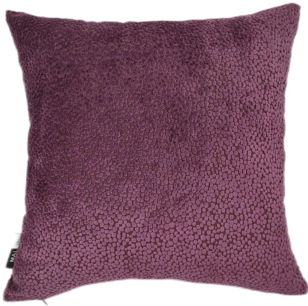 Malini Large Bingham Cushion In Aubergine