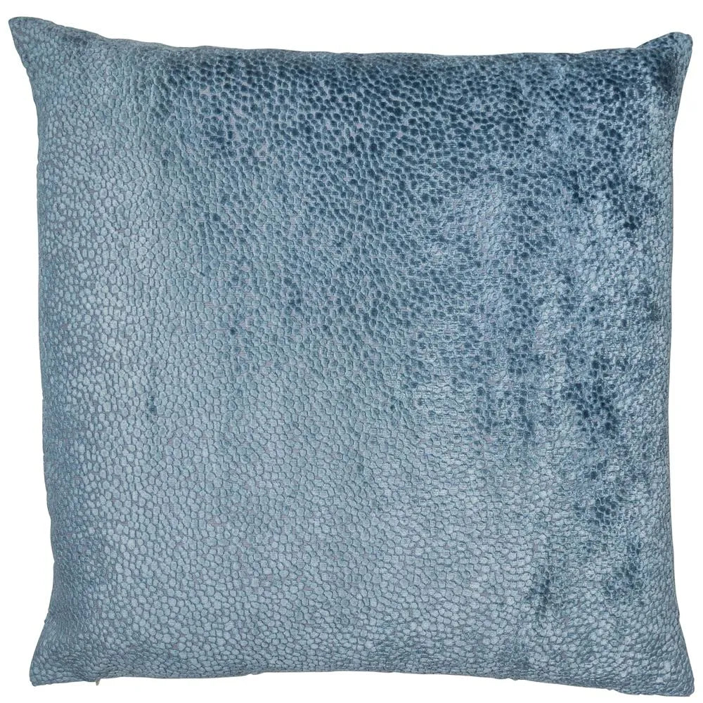 Product photograph of Malini Large Bingham Cushion In Blue from Olivia's
